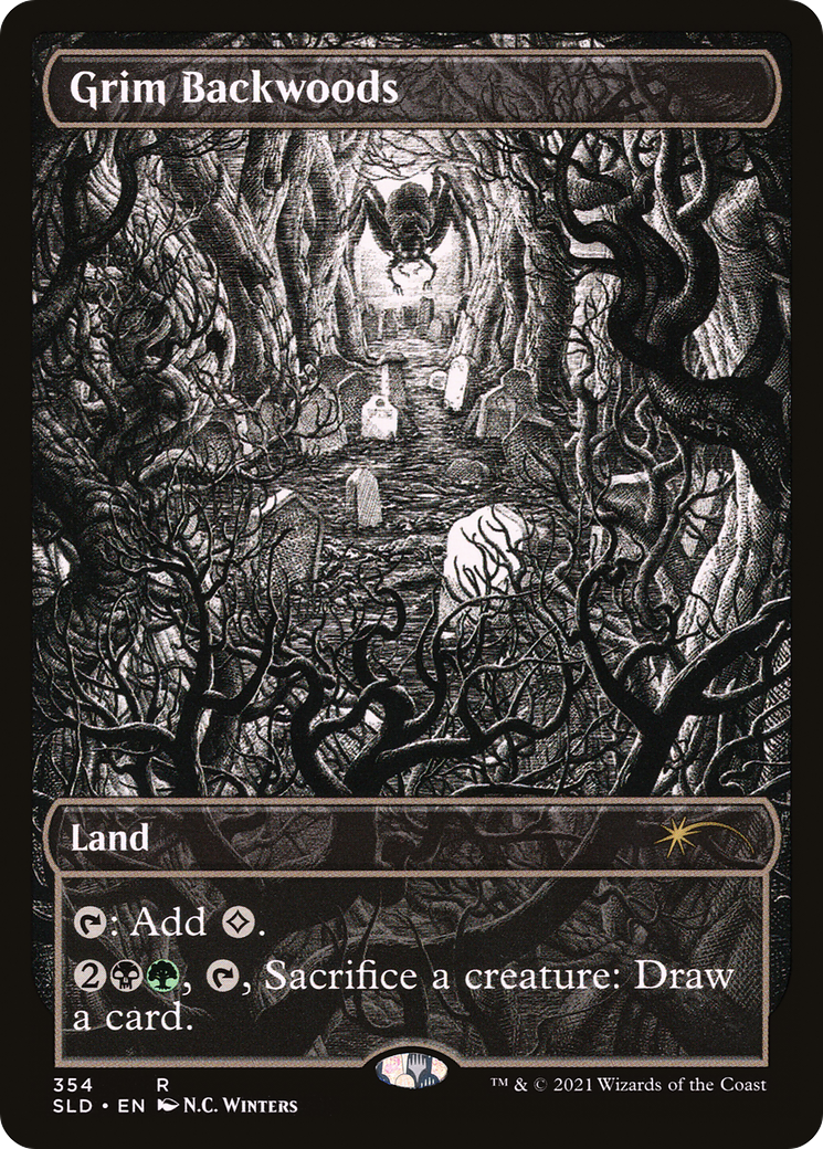 Image of Grim Backwoods (SLD-354) - Secret Lair Drop