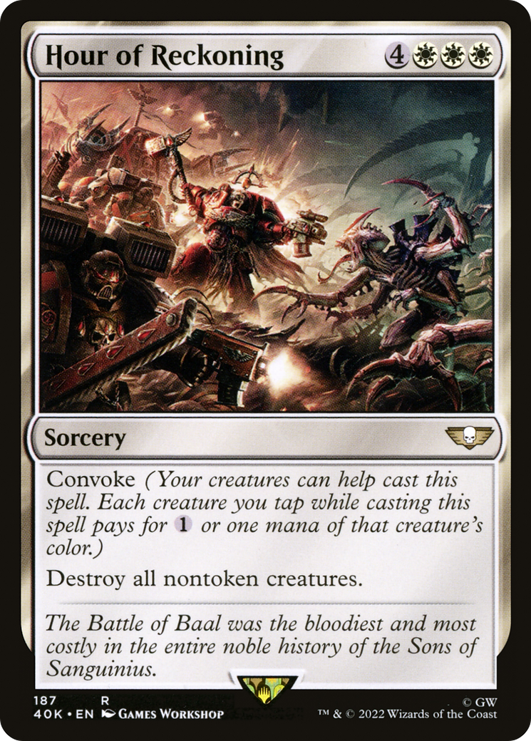 Image of Hour of Reckoning (40K-187) - Warhammer 40,000 Commander