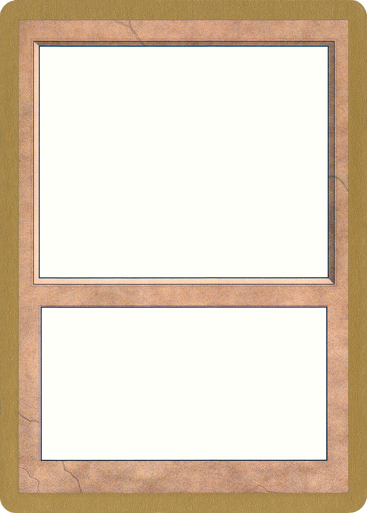 Image of 1997 World Championship Blank Card (WCD-) - World Championship Decks 1997