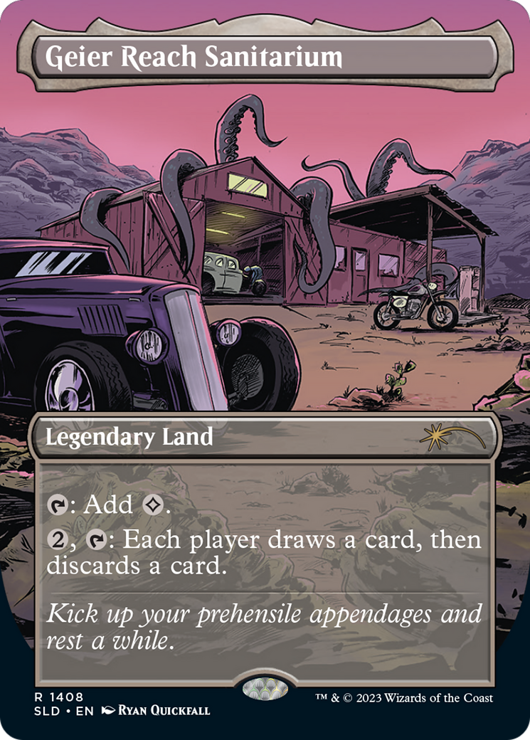 Image of Geier Reach Sanitarium (SLD-1408) - Secret Lair Drop (Borderless) Foil