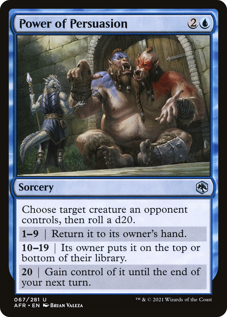 Image of Power of Persuasion (AFR-067) - Adventures in the Forgotten Realms Foil