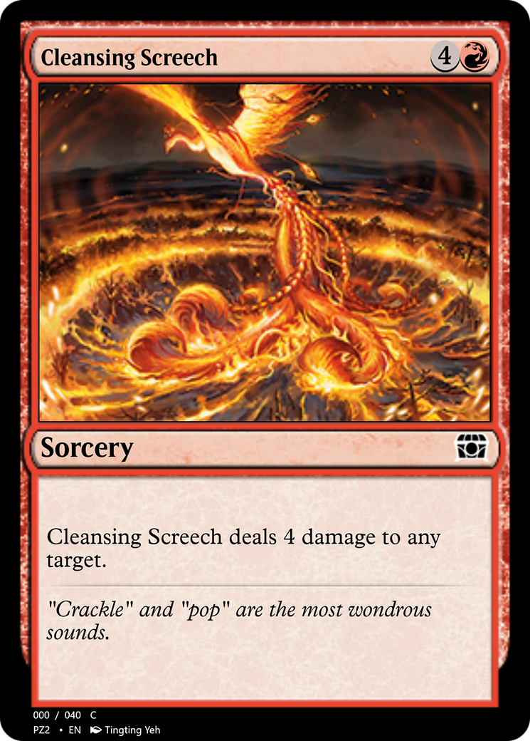 Image of Cleansing Screech (PZ2-70865) - Treasure Chest Foil