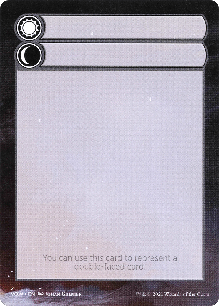 Image of Double-Faced Substitute Card (SVOW-002) - Innistrad: Crimson Vow Substitute Cards (Borderless)