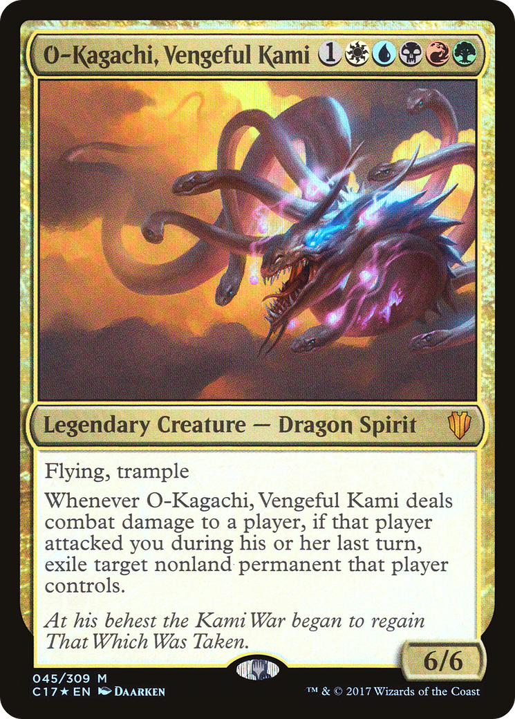 Image of O-Kagachi, Vengeful Kami (C17-045) - Commander 2017 Foil