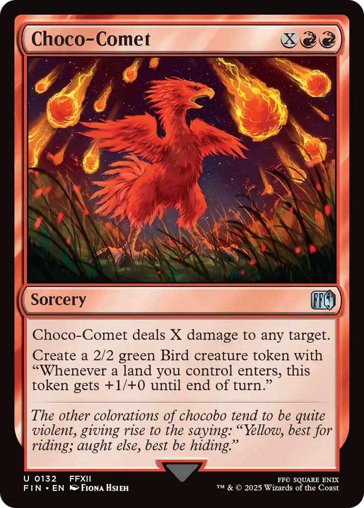 Image of Choco-Comet (FIN-132) - FINAL FANTASY Foil