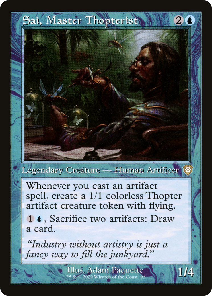 Image of Sai, Master Thopterist (Retro Frame) (BRC-093) - The Brothers' War Commander