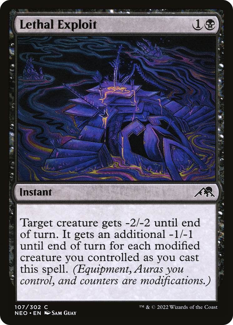 Image of Lethal Exploit (NEO-107) - Kamigawa: Neon Dynasty