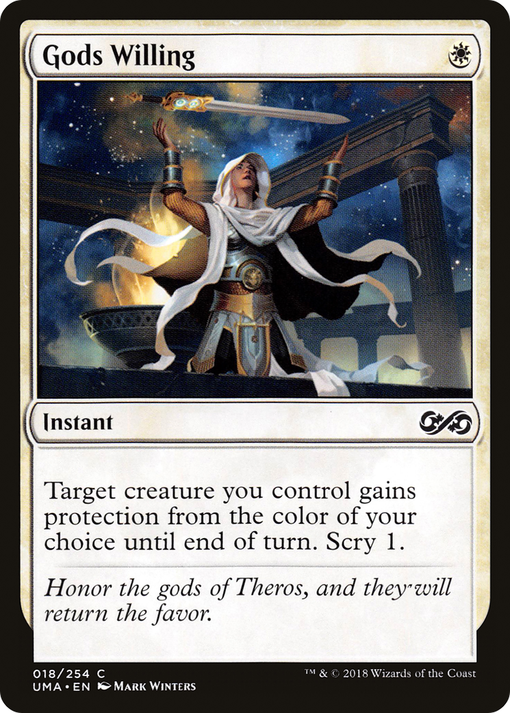 Image of Gods Willing (UMA-018) - Ultimate Masters Foil