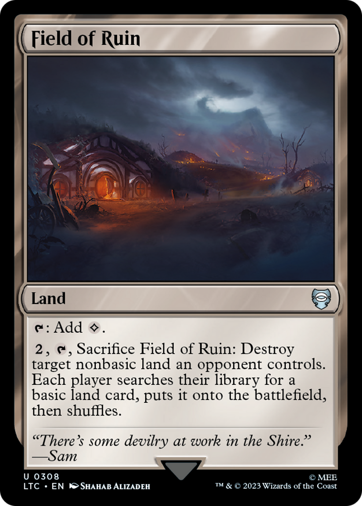 Image of Field of Ruin (LTC-308) - Tales of Middle-earth Commander