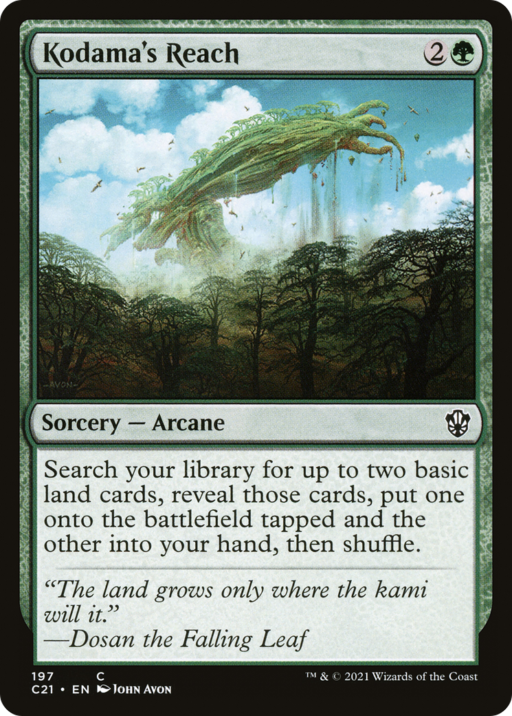 Image of Kodama's Reach (C21-197) - Commander 2021