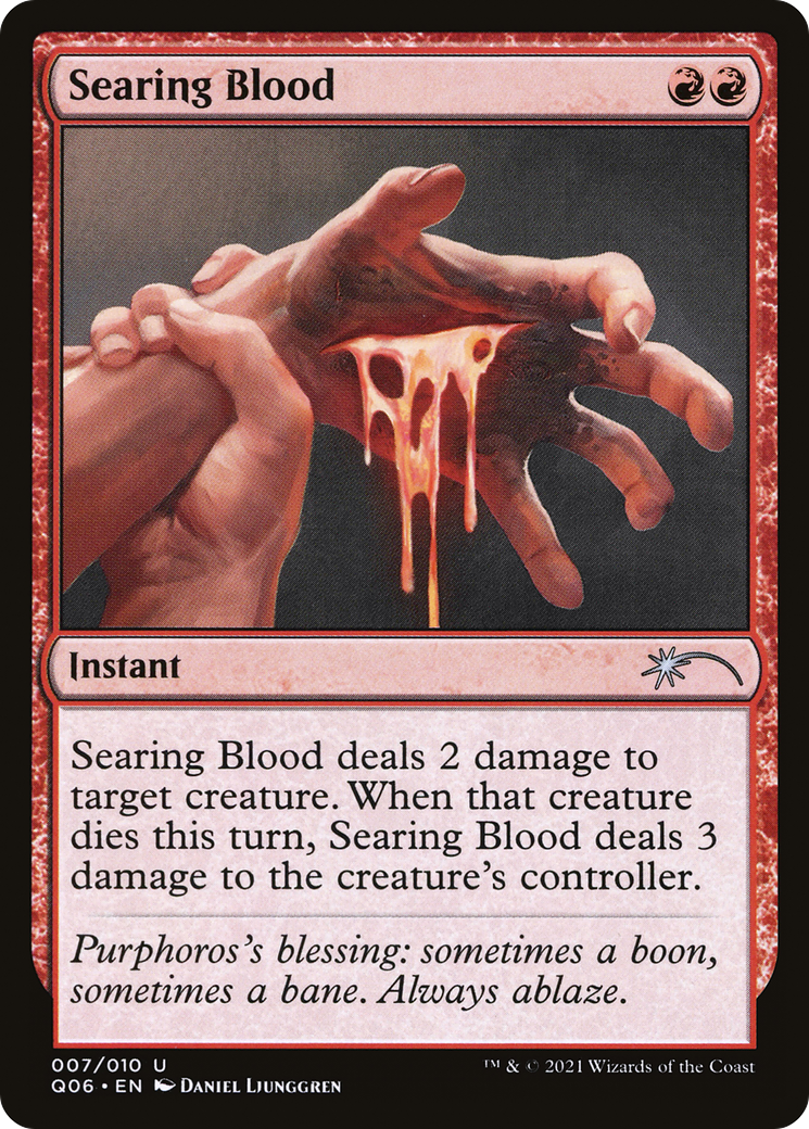 Image of Searing Blood (UMP-007) - Pioneer Challenger Decks 2021