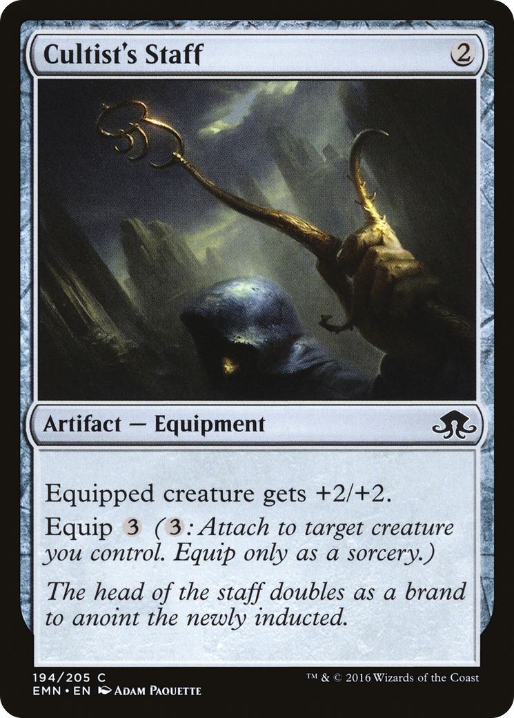 Image of Cultist's Staff (EMN-194) - Eldritch Moon