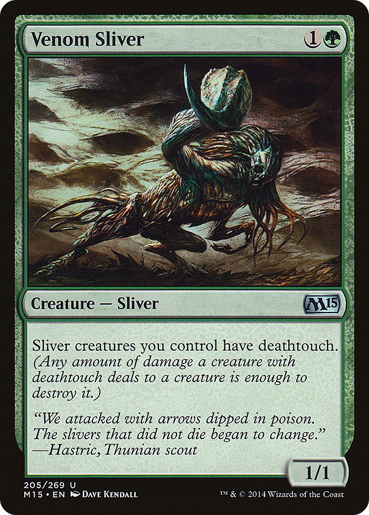 Image of Venom Sliver (M15-205) - Magic 2015 Foil