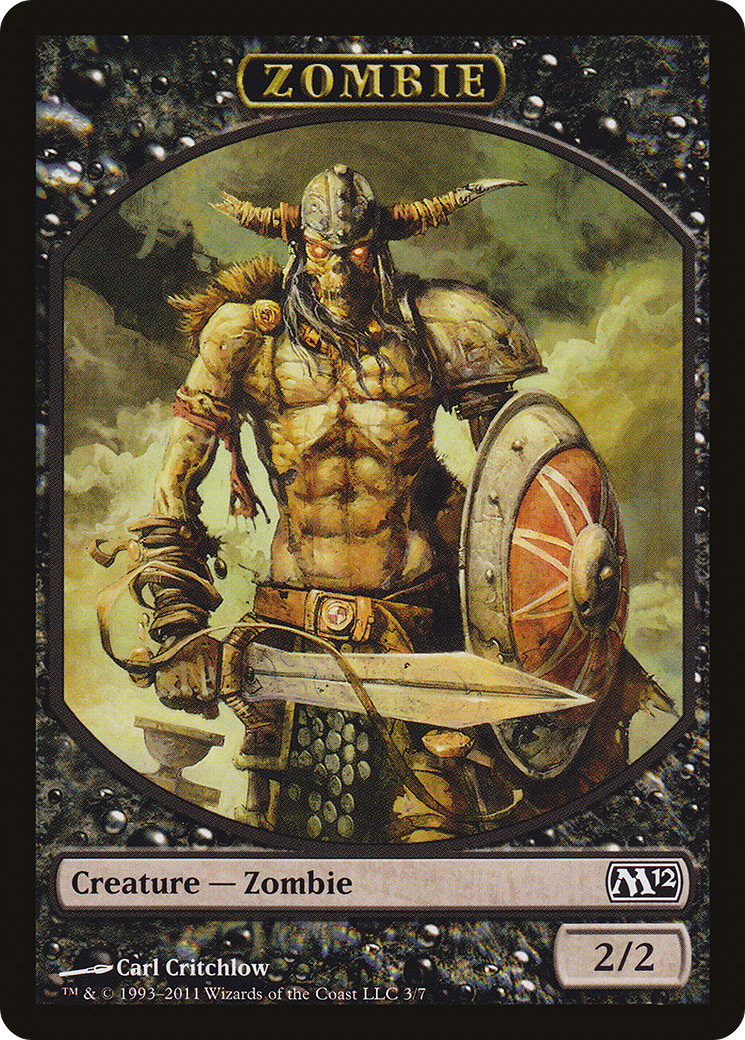 Image of Zombie Token (M12-003) - Magic 2012 Tokens