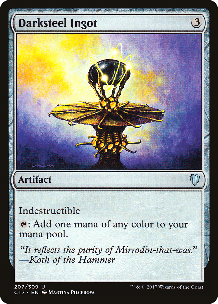 Image of Darksteel Ingot (C17-207) - Commander 2017