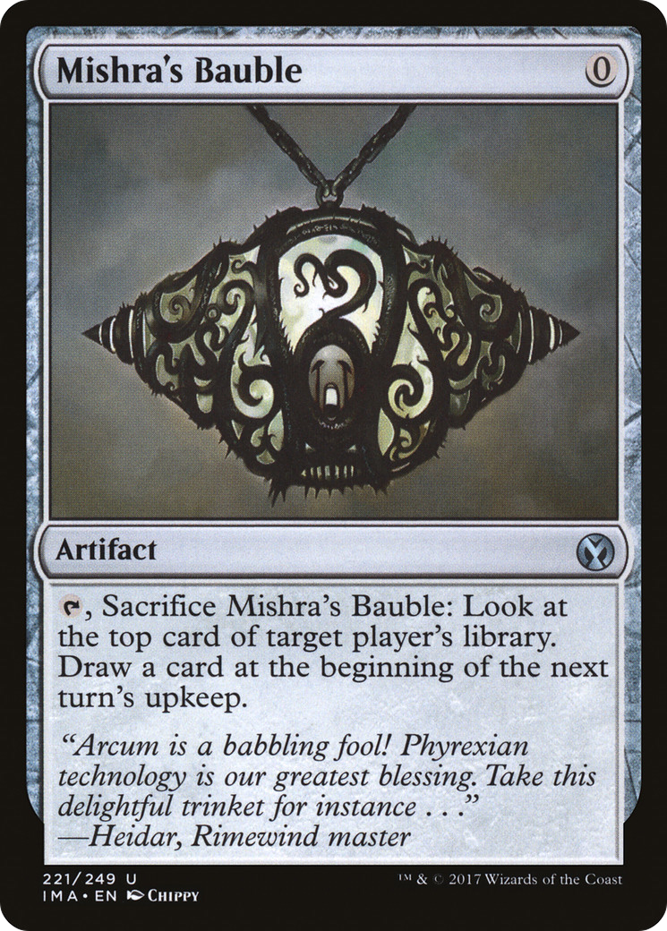Image of Mishra's Bauble (IMA-221) - Iconic Masters Foil