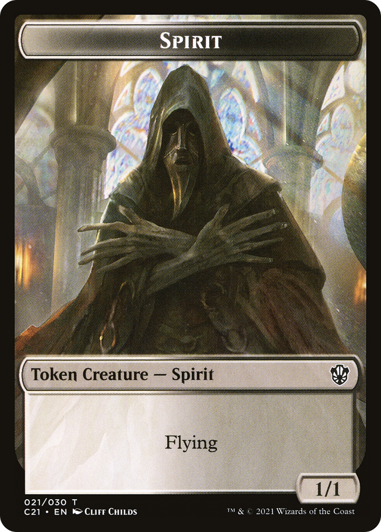 Image of Spirit (TC21-021) - Commander 2021 Tokens