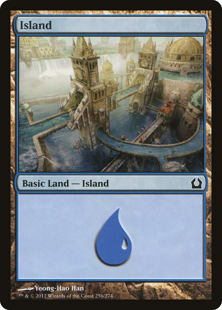 Image of Island (256) (RTR-256) - Return to Ravnica Foil