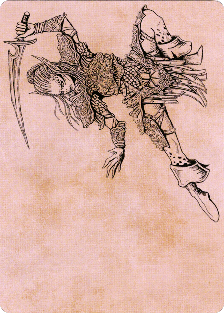 Image of Lae'zel, Vlaakith's Champion // Lae'zel, Vlaakith's Champion (ACLB-045) - Battle for Baldur's Gate Art Series (Borderless)