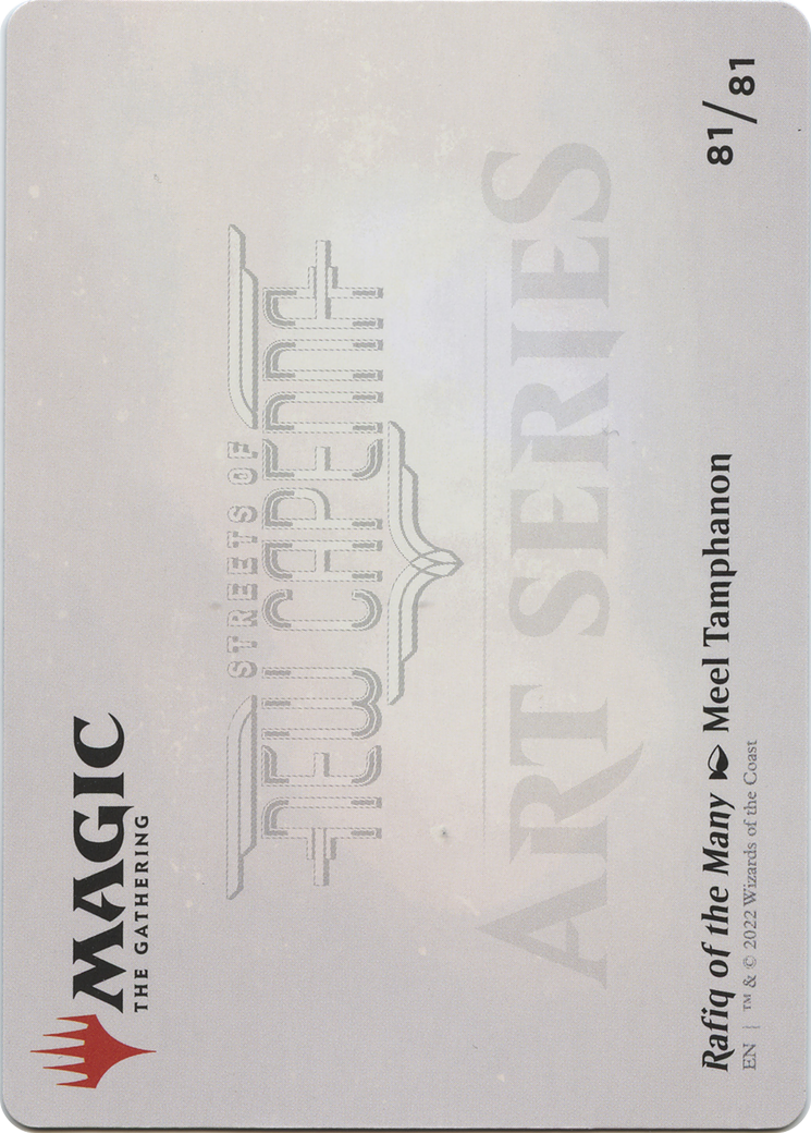 Image of Rafiq of the Many // Rafiq of the Many (ASNC-081) - New Capenna Art Series (Borderless) Foil