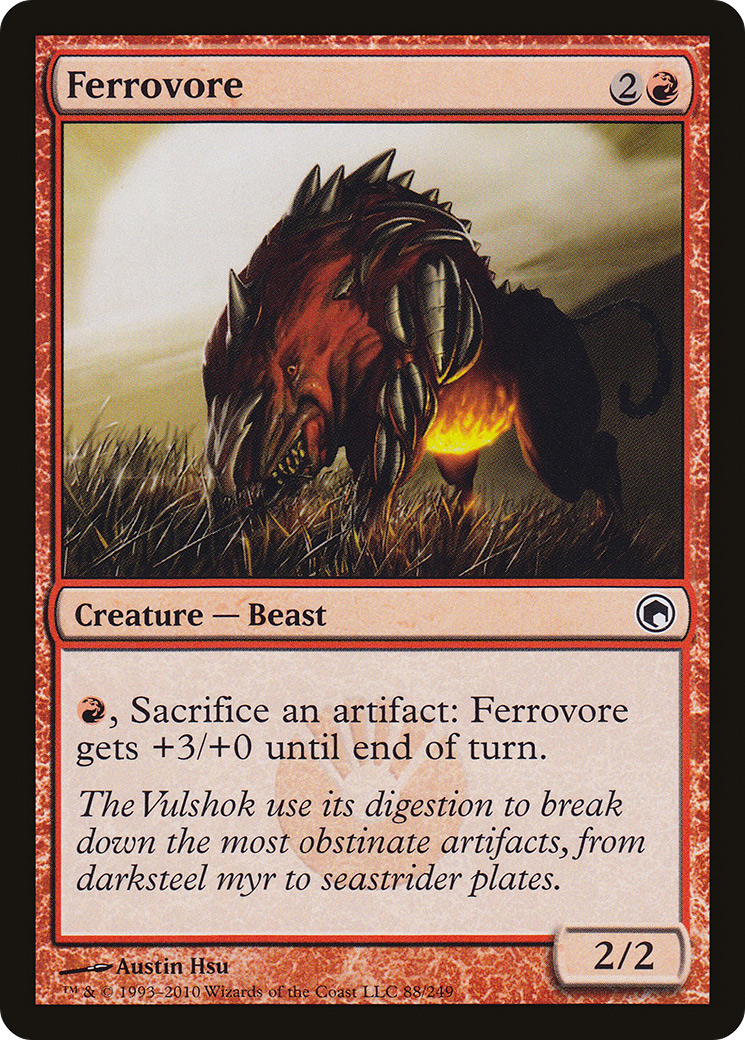 Image of Ferrovore (SOM-088) - Scars of Mirrodin Foil