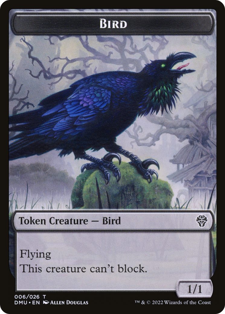 Image of Bird Token (006) (DMU-006) - Dominaria United Tokens