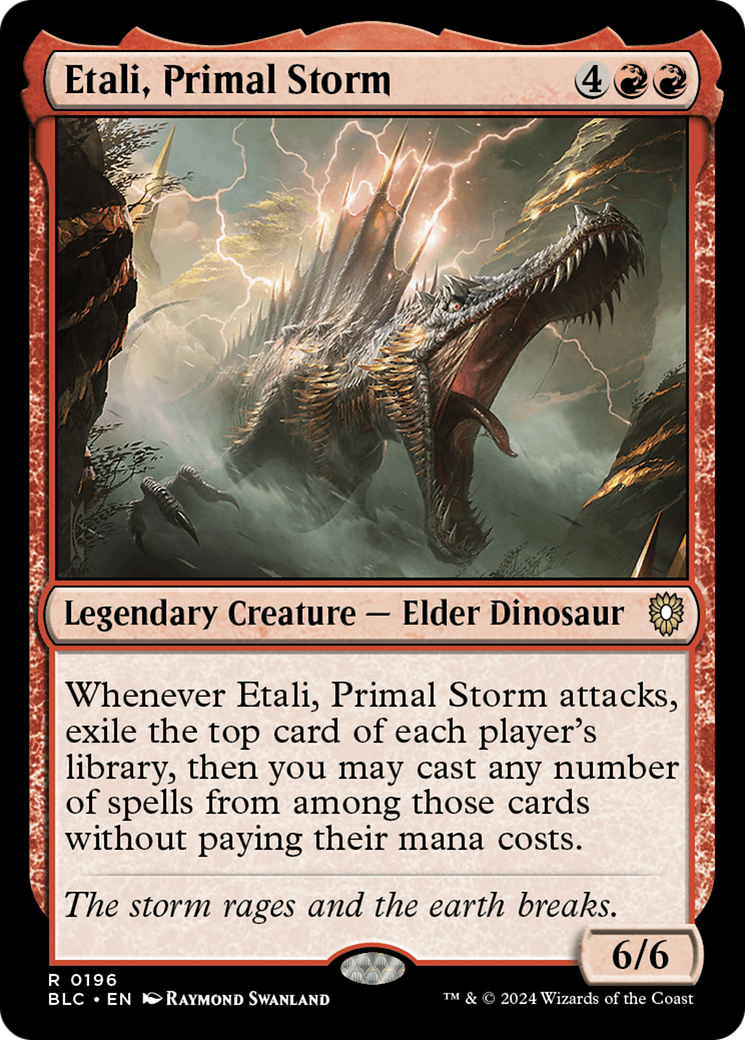 Image of Etali, Primal Storm (BLC-196) - Bloomburrow Commander