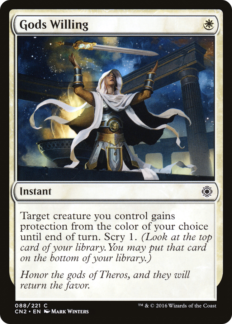 Image of Gods Willing (CN2-088) - Conspiracy: Take the Crown Foil