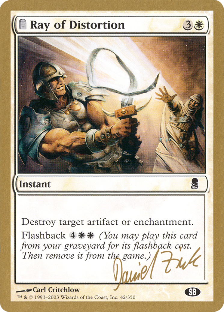 Image of Ray of Distortion - 2003 Daniel Zink (ODY) (SB) (WCD-DZ42SB) - World Championship Decks 2003: (tombstone)