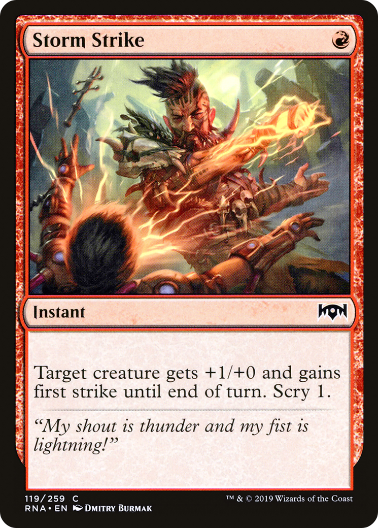 Image of Storm Strike (RNA-119) - Ravnica Allegiance