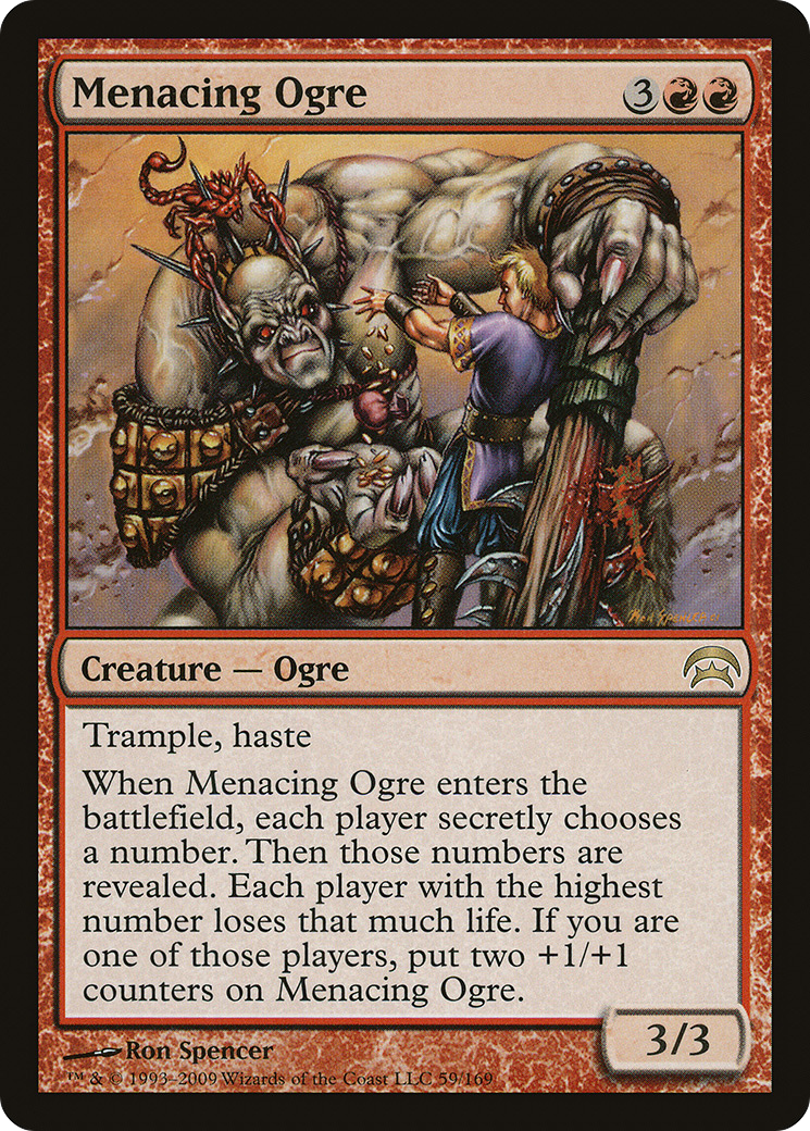 Image of Menacing Ogre (HOP-059) - Planechase