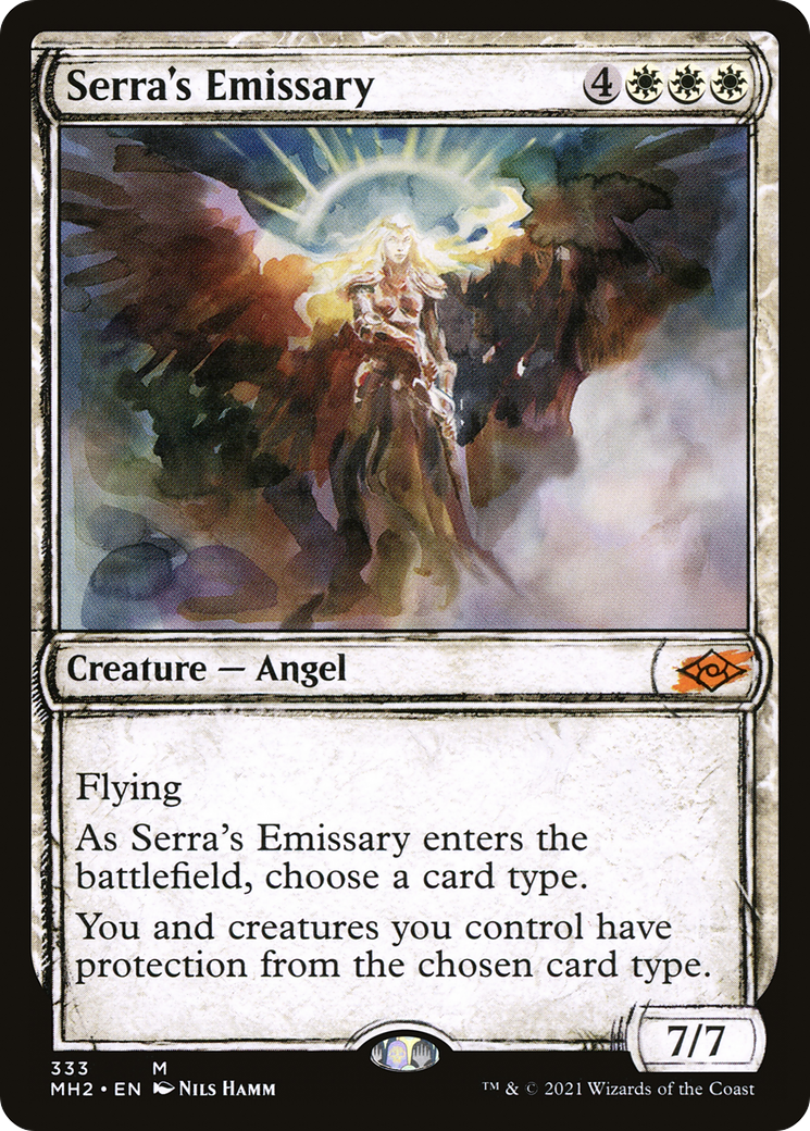 Image of Serra's Emissary (Showcase) (MH2-333) - Modern Horizons 2: (Showcase) Foil