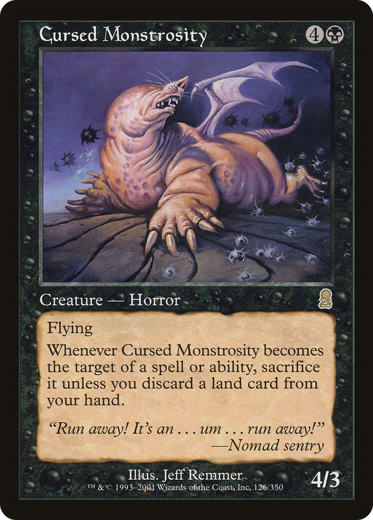 Image of Cursed Monstrosity (ODY-126) - Odyssey