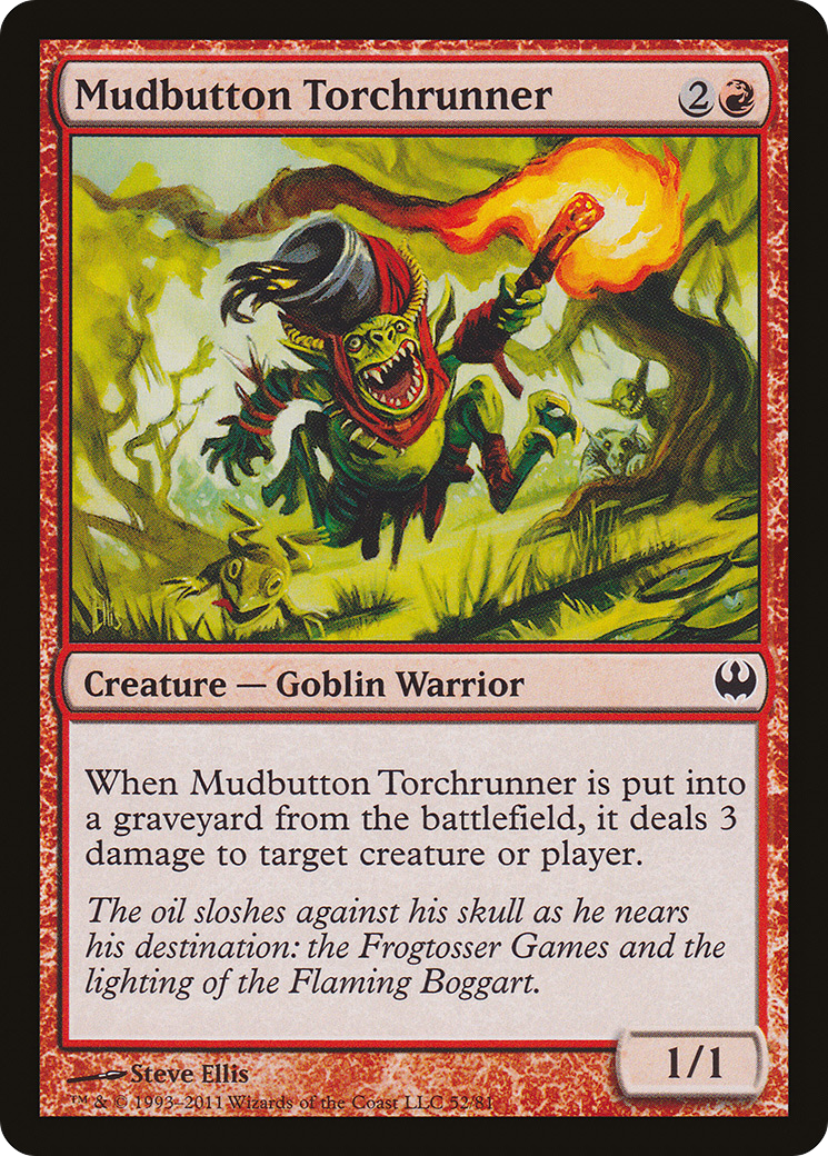 Image of Mudbutton Torchrunner (DDG-052) - Duel Decks: Knights vs. Dragons