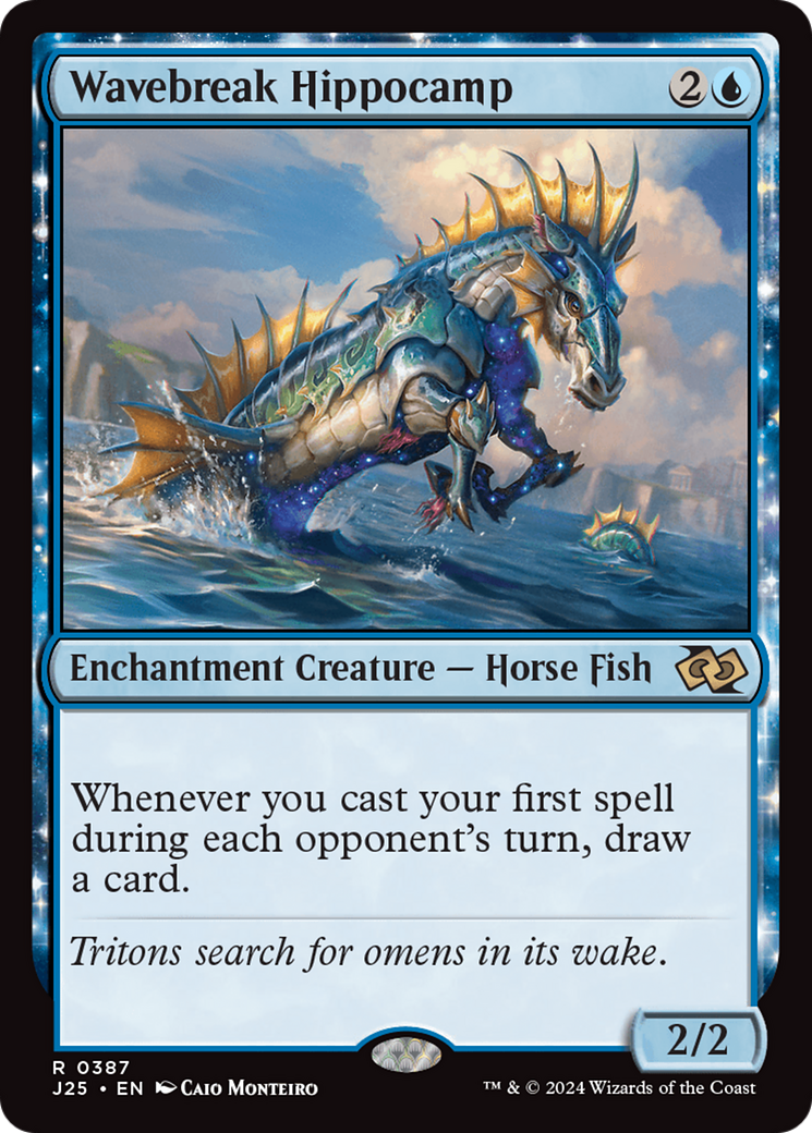 Image of Wavebreak Hippocamp (J25-387) - Foundations Jumpstart: (enchantment)