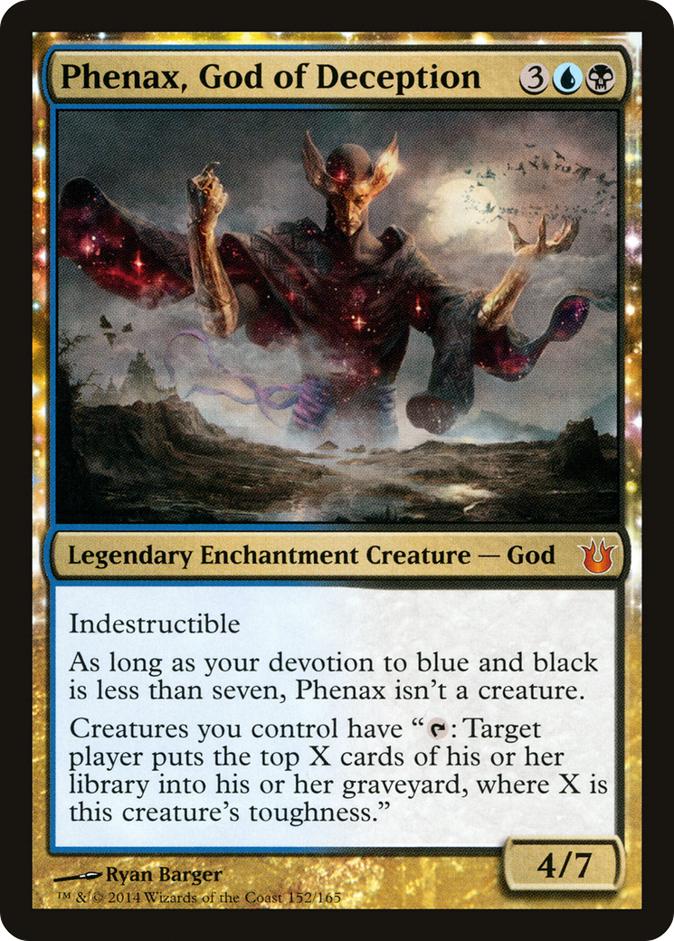 Image of Phenax, God of Deception (BNG-152) - Born of the Gods: (enchantment) Foil