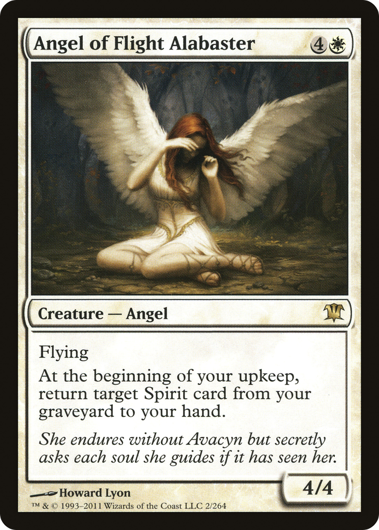 Image of Angel of Flight Alabaster (ISD-002) - Innistrad Foil