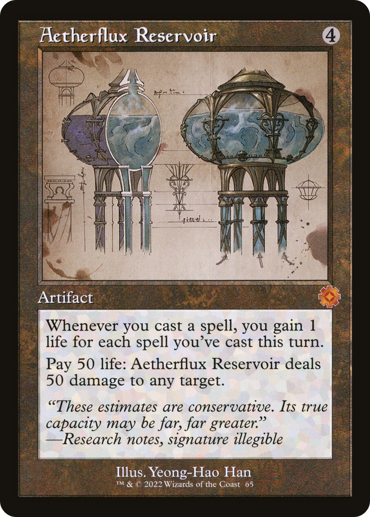 Image of Aetherflux Reservoir (Schematic) (BRR-065) - The Brothers' War Retro Artifacts