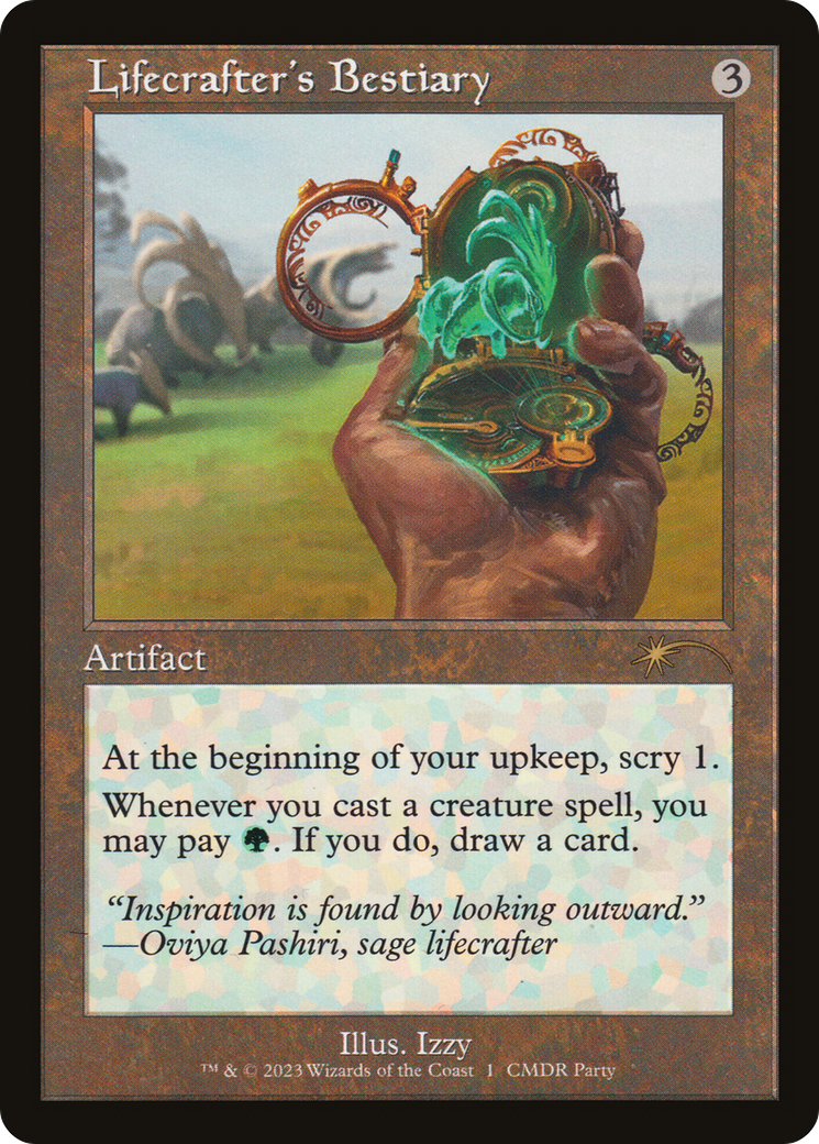 Image of Lifecrafter's Bestiary (Retro Frame) (WPN-001) - Wizards Play Network 2023