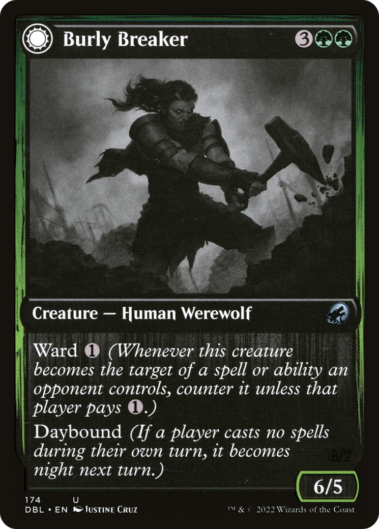 Image of Burly Breaker (DBL-174) - Innistrad: Double Feature: (Double Faced Transform)