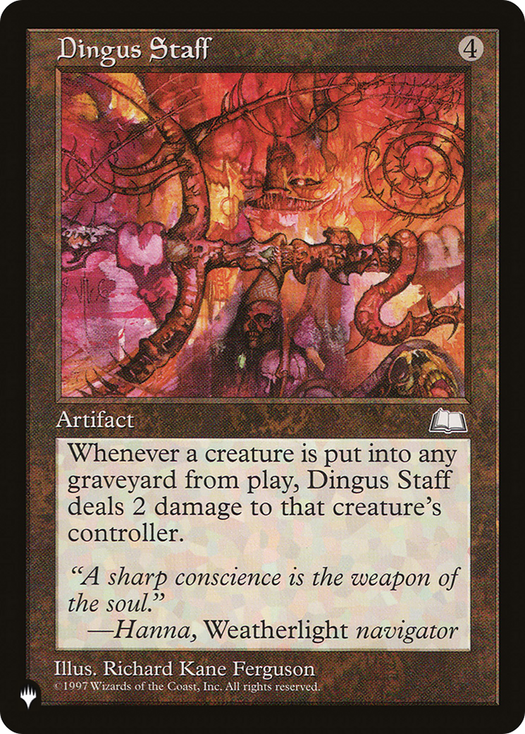 Image of Dingus Staff (LIST-WTH-149) - The List