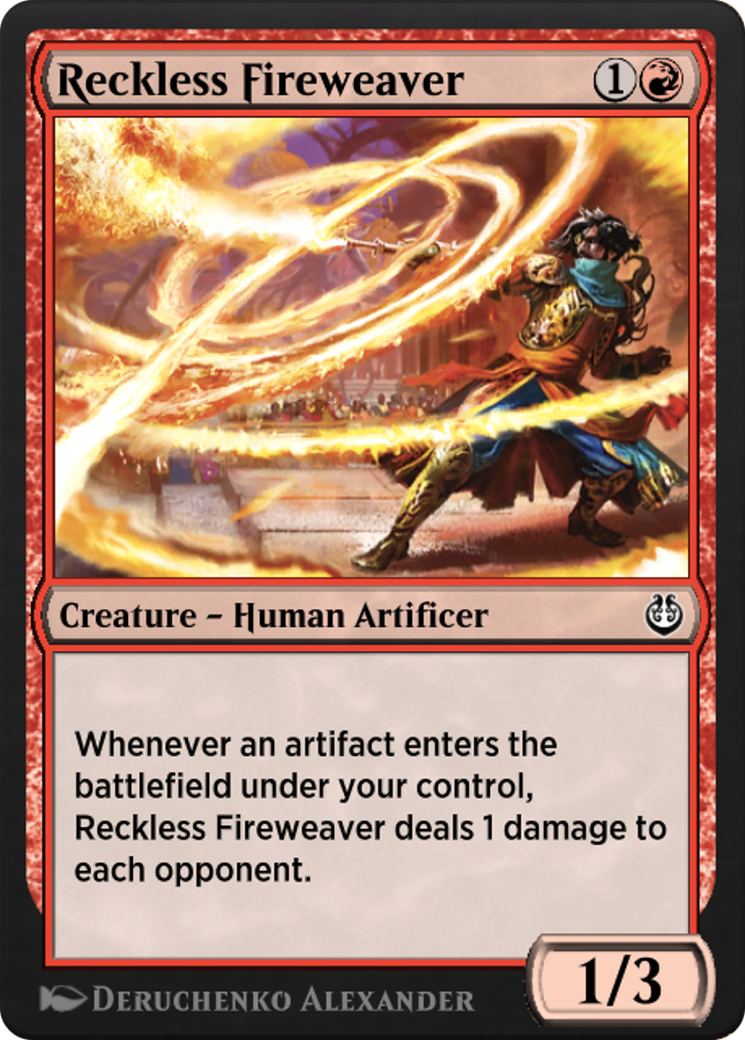 Image of Reckless Fireweaver (KLR-141) - Kaladesh Remastered