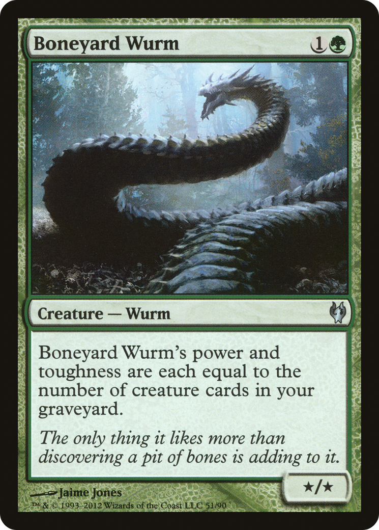 Image of Boneyard Wurm (DDJ-051) - Duel Decks: Izzet vs. Golgari