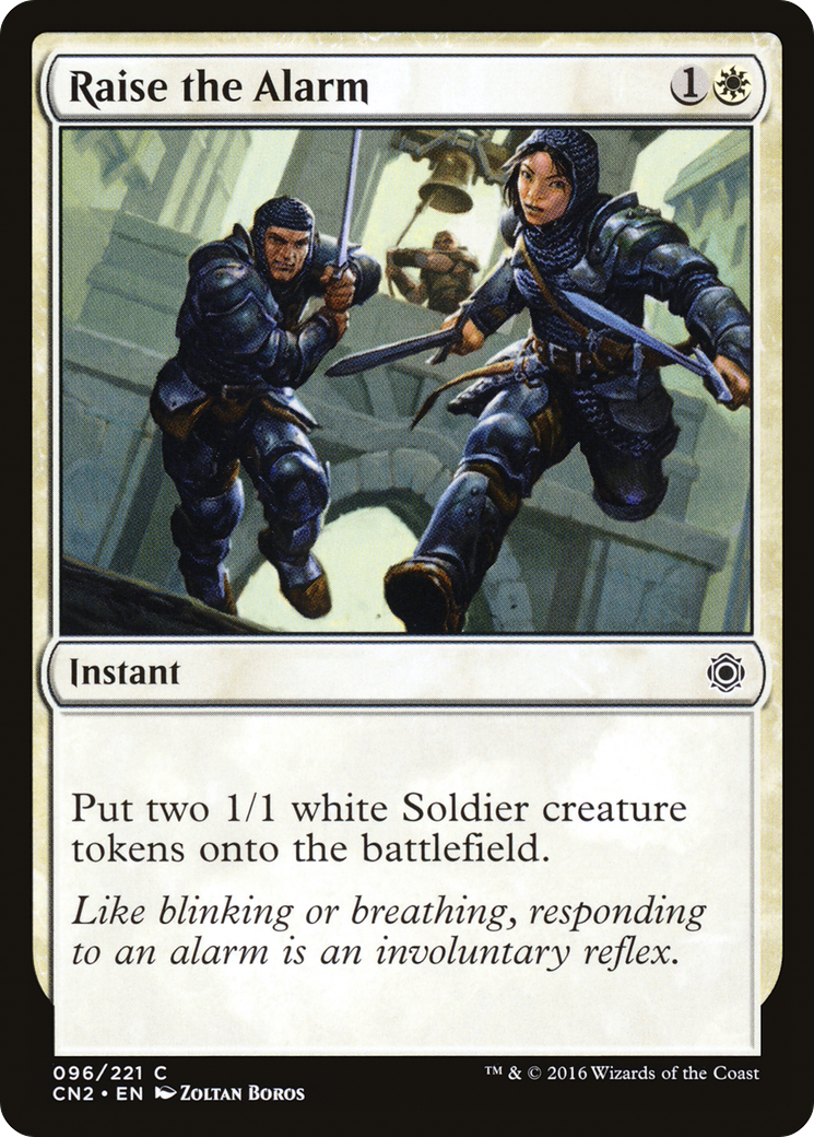 Image of Raise the Alarm (CN2-096) - Conspiracy: Take the Crown Foil