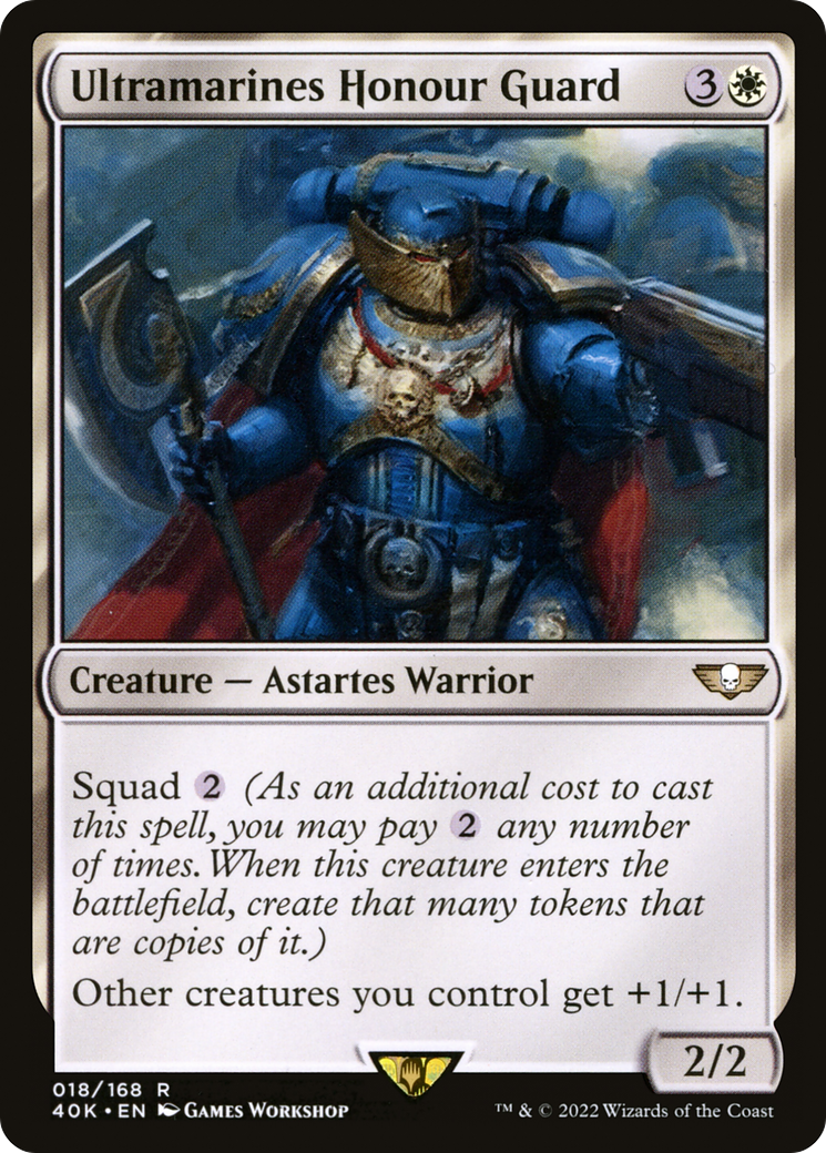 Image of Ultramarines Honour Guard (40K-018) - Warhammer 40,000 Commander