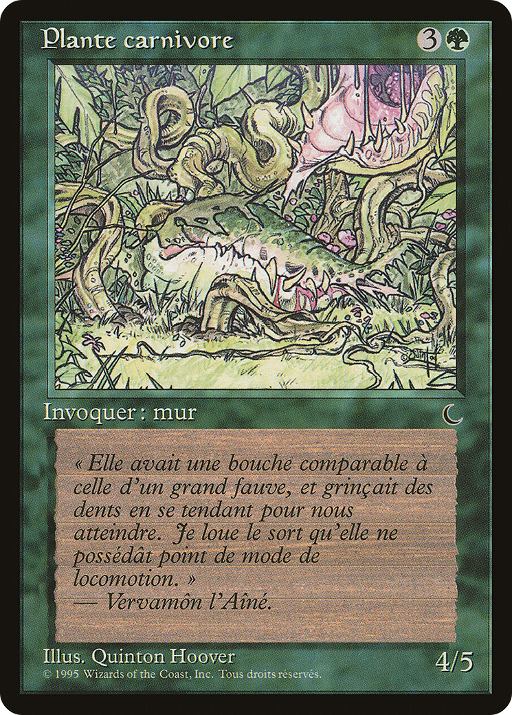 Image of Carnivorous Plant (French) - 