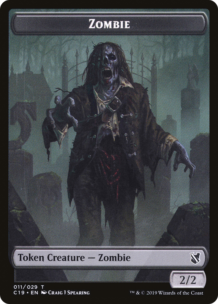 Image of Zombie (TC19-011) - Commander 2019 Tokens