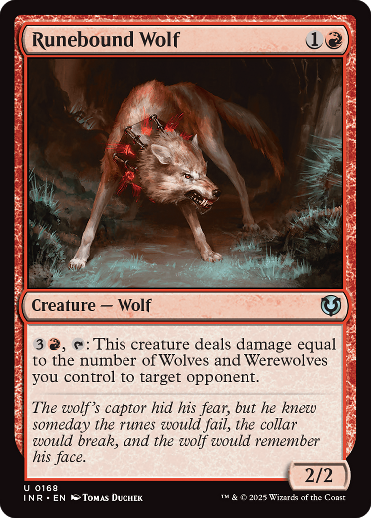 Image of Runebound Wolf (INR-168) - Innistrad Remastered