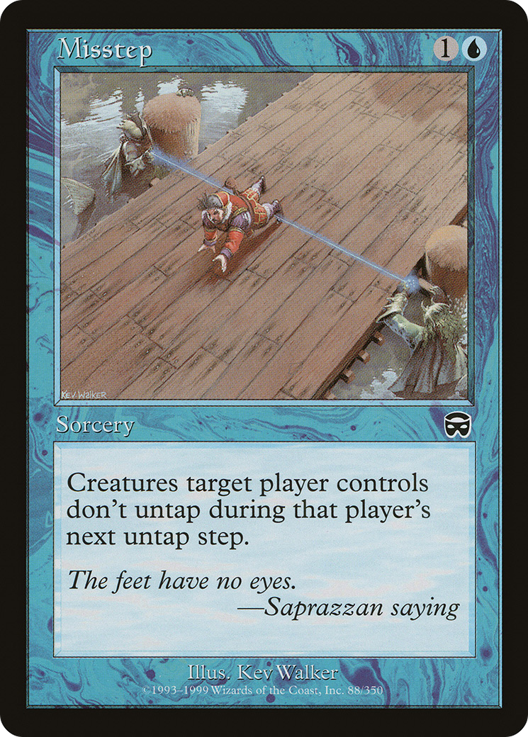 Image of Misstep (MMQ-088) - Mercadian Masques