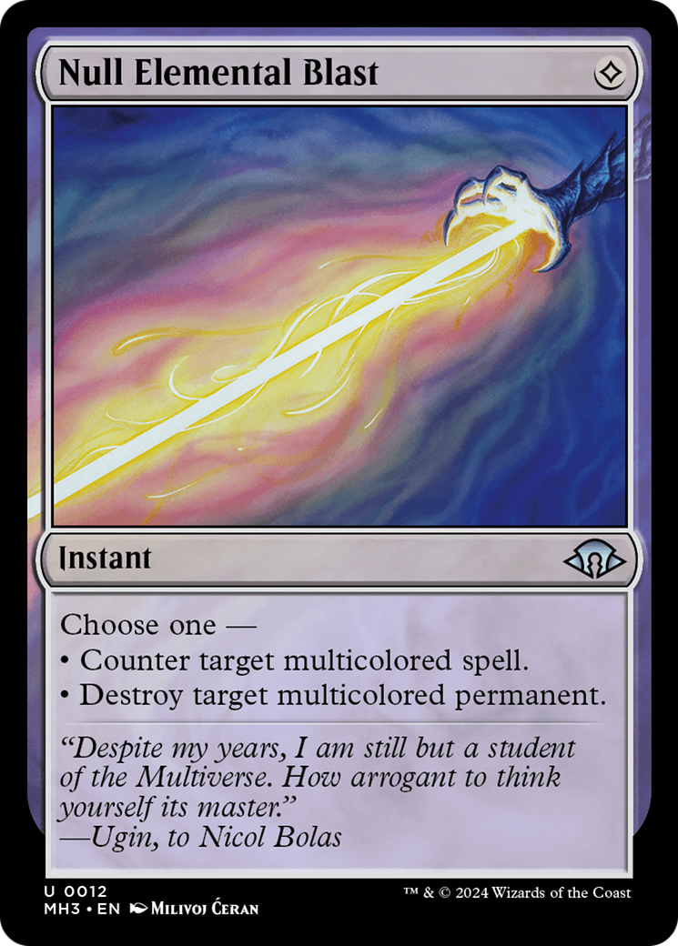 Image of Null Elemental Blast (MH3-012) - Modern Horizons 3